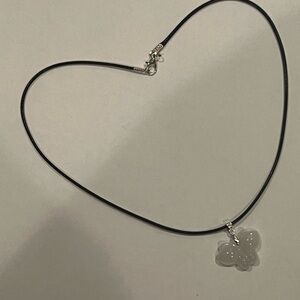 The Real Jade. Chic Silver Butterfly Pendant Necklace. NWOT